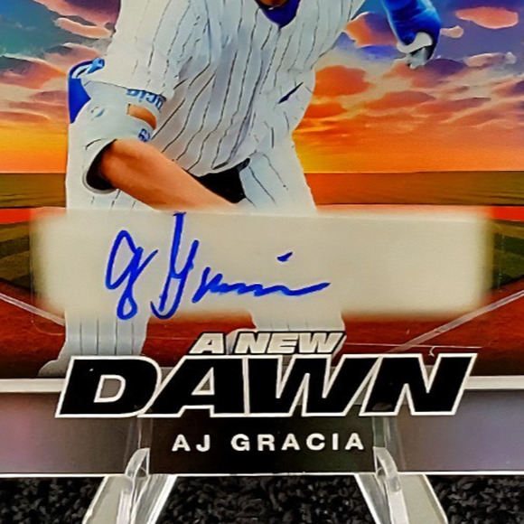 2025 AJ Garcia 2/15 A New Dawn Auto #4 Top Ranked Prospect Duke - Picture 2 of 4